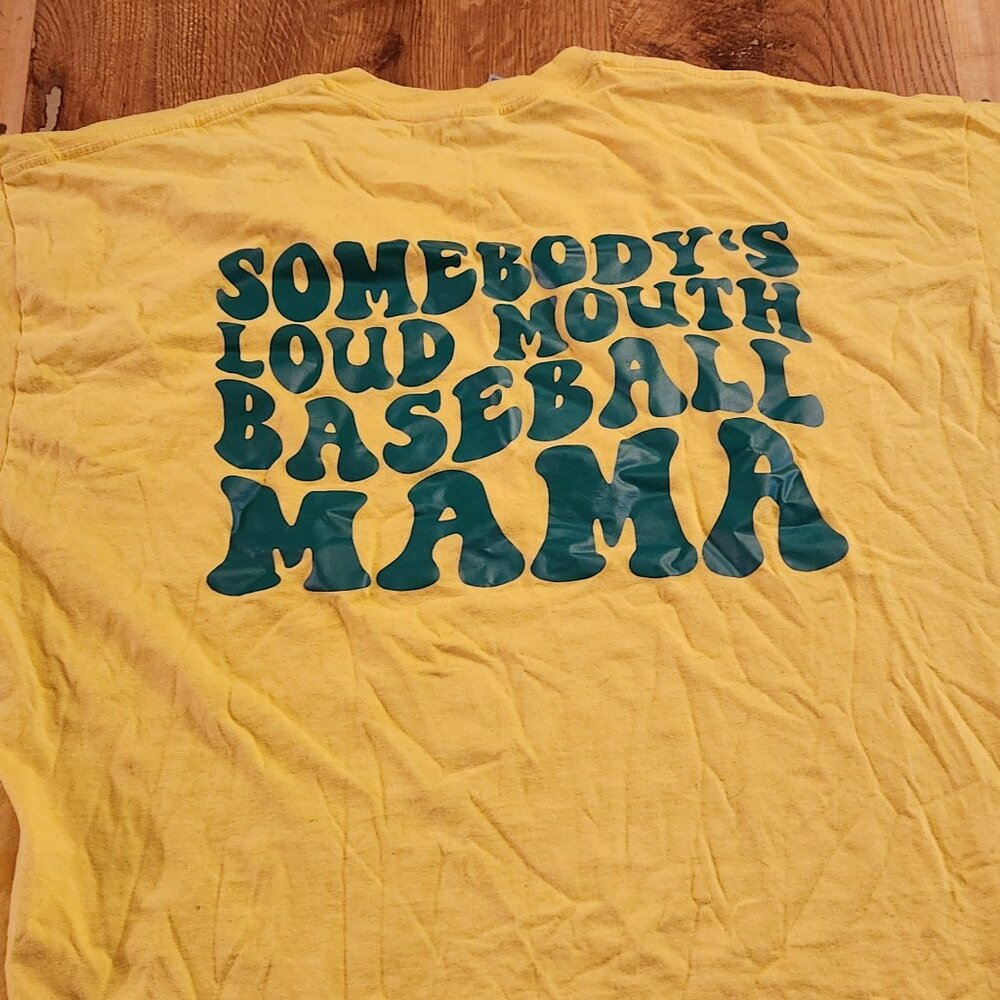 Baseball Mom Heavy Cotton Tee